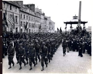Soldiers Marching To The Battlefield