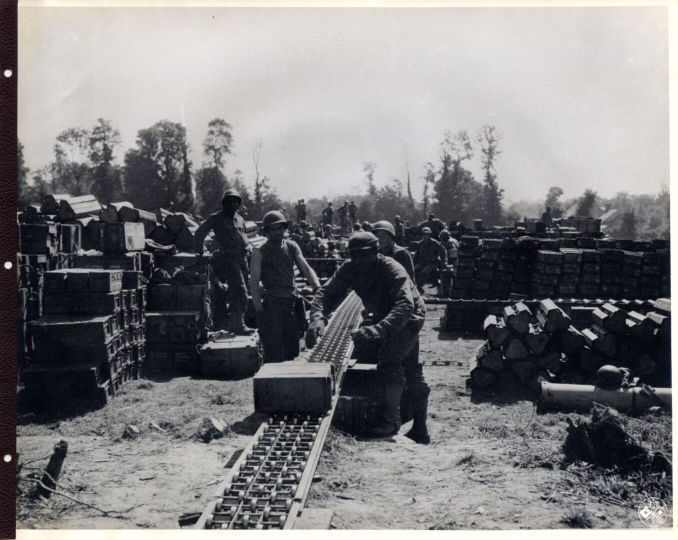 Building a conveyor to handle large quantities of ammunition