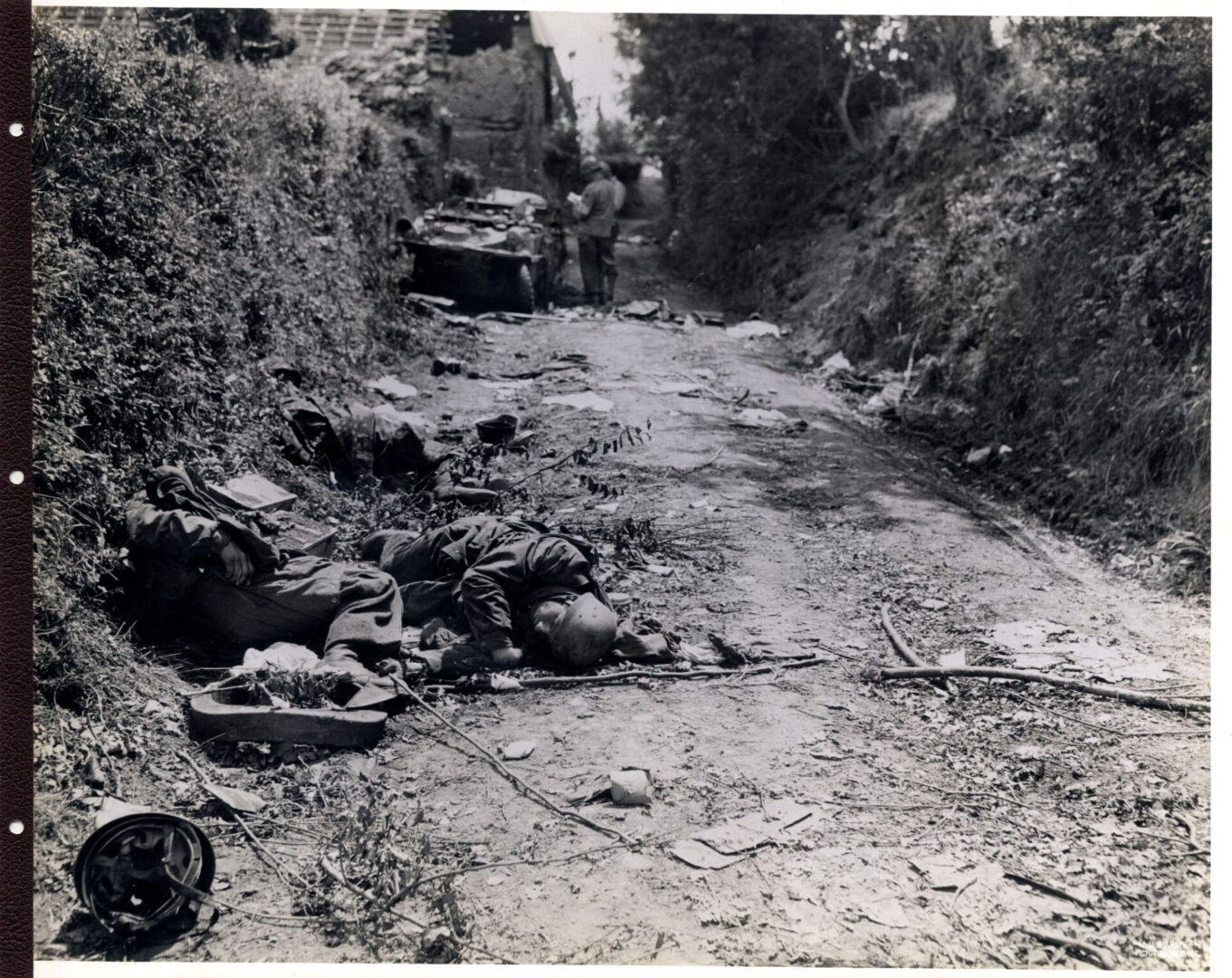 Dead Germans after being liquidated in battle