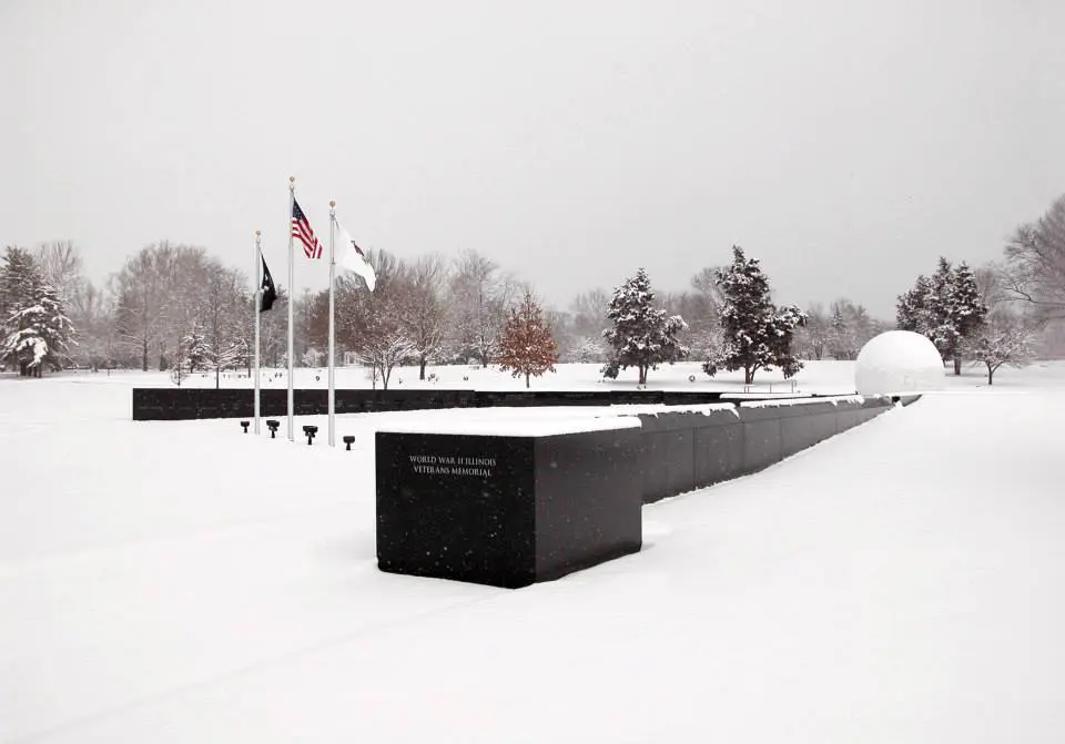 Memorial in Snow